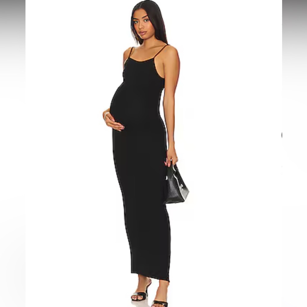 Bumpsuit Soft Rib Maternity Maxi